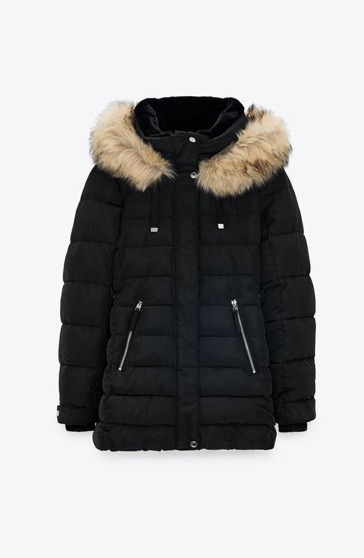 Куртка ZARA S Черный (3427709800)