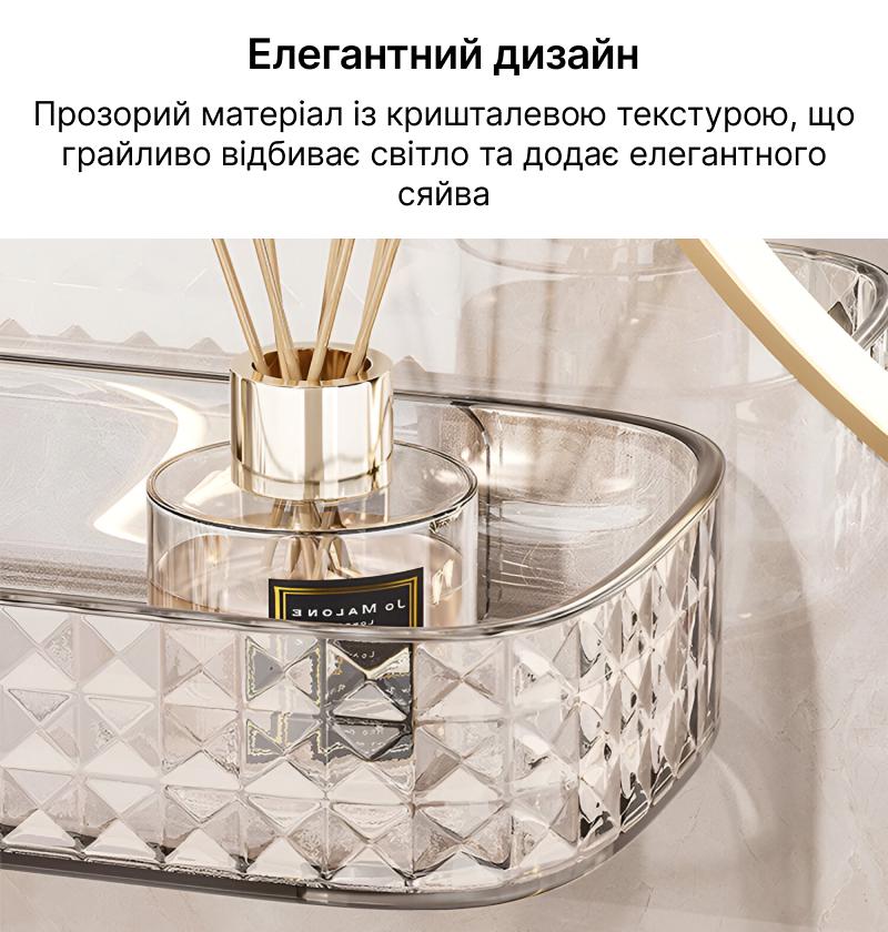 Полки для ванной комнаты пластиковые угловые 2 шт. Прозрачный (6a411ddb) - фото 9 Полки для ванной комнаты пластиковые угловые 2 шт. Прозрачный (6a411ddb) - фото 9