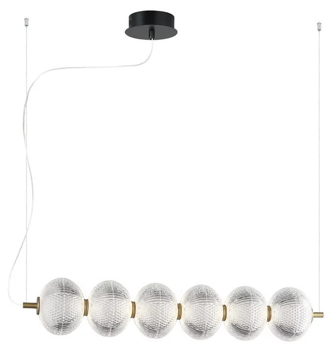 Люстра Viokef PELLUCID 4297800 Pendant Bar Pellucid 23 Вт 2033 Лм 3000К (28598525)