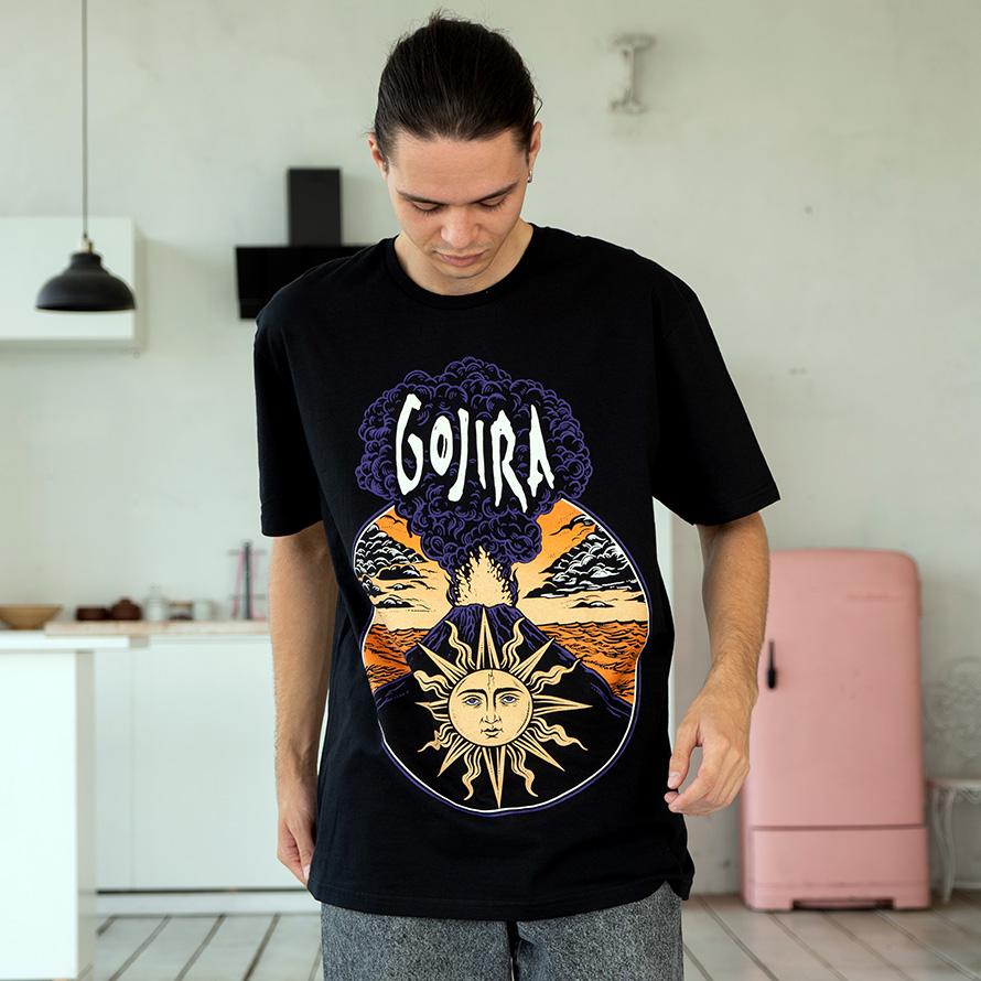 Футболка унисекс Gojira Magma S Черный (00000001231)