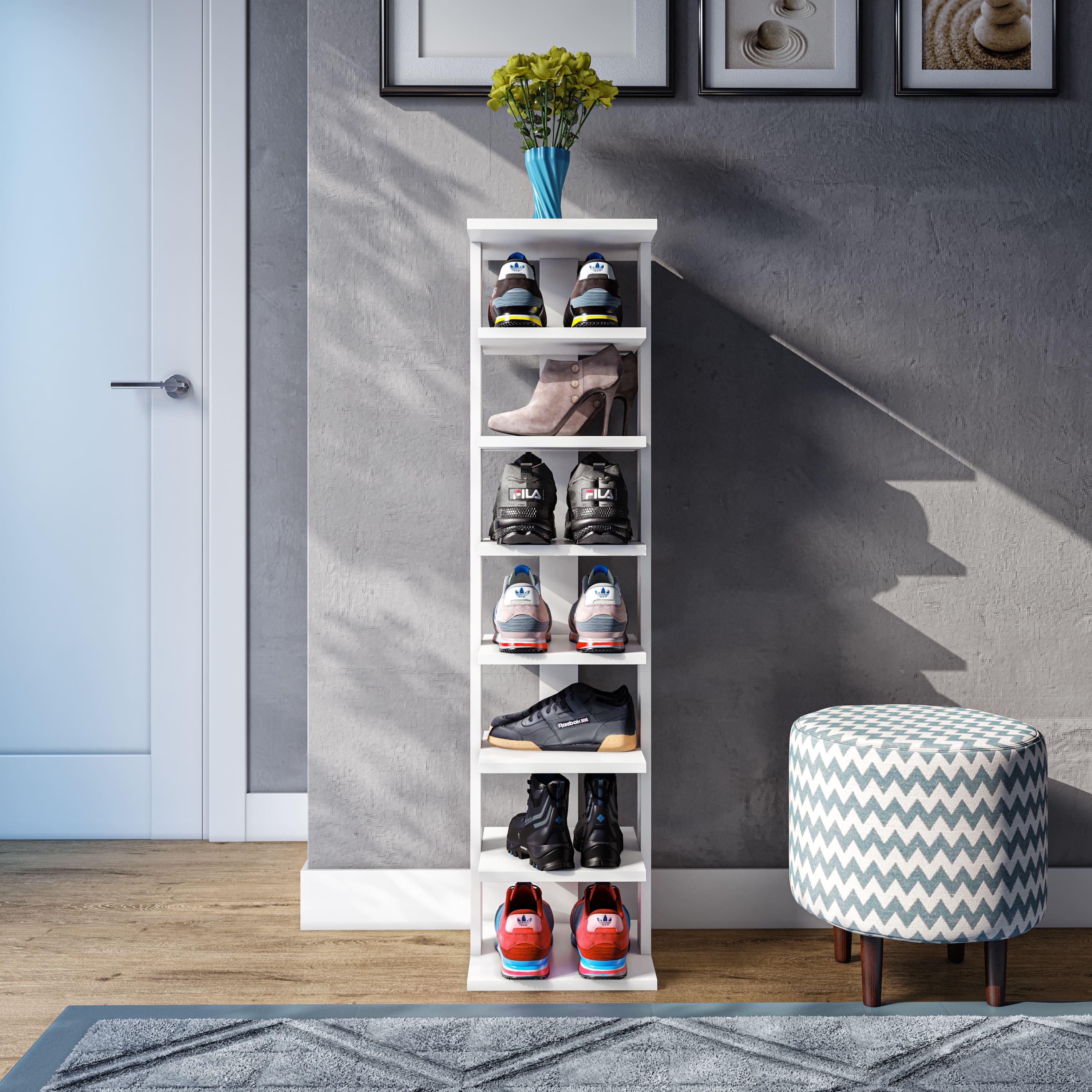 Подставка под обувь с полками T-13 Moreli Белый