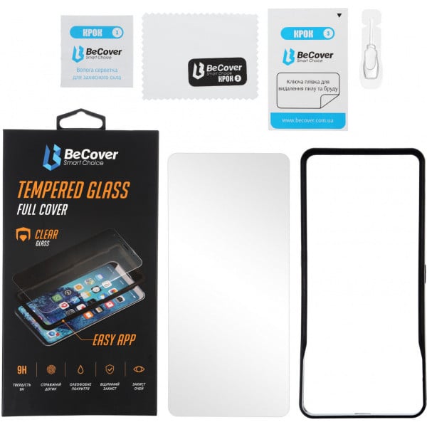 Захисне скло Becover Premium Easy Installation для Redmi 9 A /  9 C Clear (705471) - фото 4