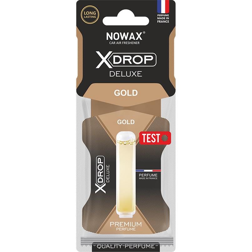 Ароматизатор целюлозний з капсулою Nowax серія X Drop Deluxe Gold (41894)