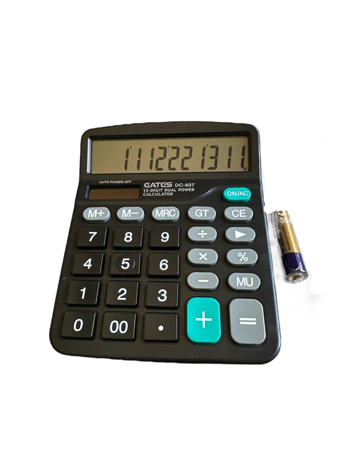 Калькулятор Eates DC-837 12-ти розрядний (26250683) - фото 2