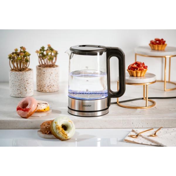 Электрочайник Mesko MS 1301 стеклянный с установкой температуры 2200 Вт, 1,7 л Black (MS1301B) - фото 9 Электрочайник Mesko MS 1301 стеклянный с установкой температуры 2200 Вт, 1,7 л Black (MS1301B) - фото 9