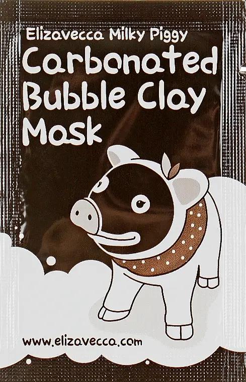 Маска для лица глиняно-пузырчатая Elizavecca Face Care Milky Piggy Carbonated Bubble Clay 3 мл (683_1569)