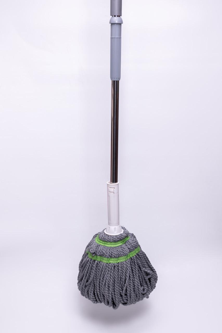 Швабра с самовыжимом из микрофибры вращающаяся 360° телескопическая ручка (HP-35015-14) - фото 4 Швабра с самовыжимом из микрофибры вращающаяся 360° телескопическая ручка (HP-35015-14) - фото 4