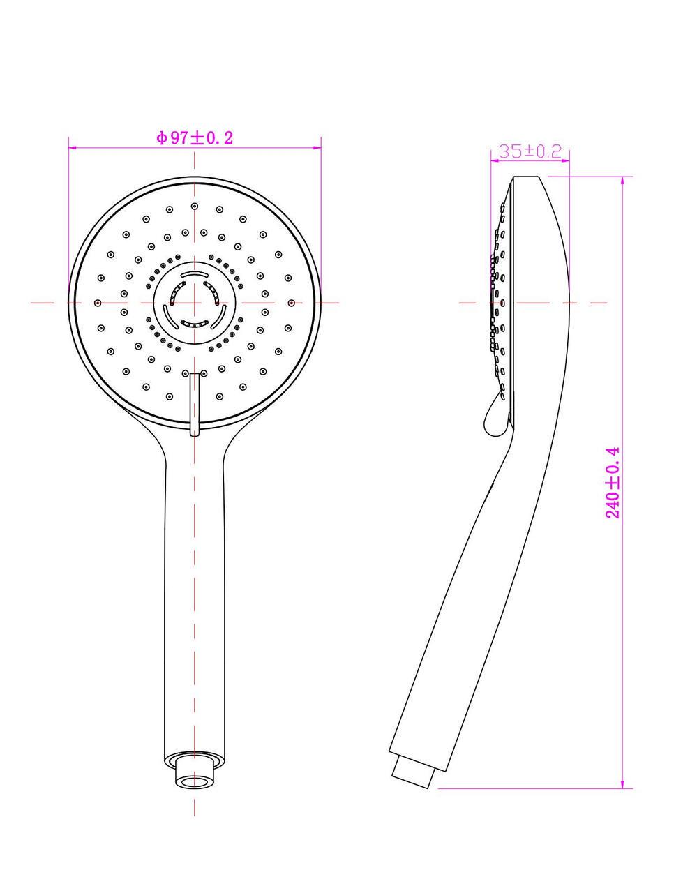 Смеситель для ванны Perla VALENCIA длинный гусак с аксессуарами Бронзовый (PSH13049BR) - фото 6
