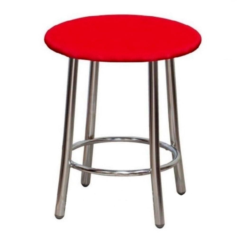 Табурет круглий V-27 хромований Червоний (78997351)