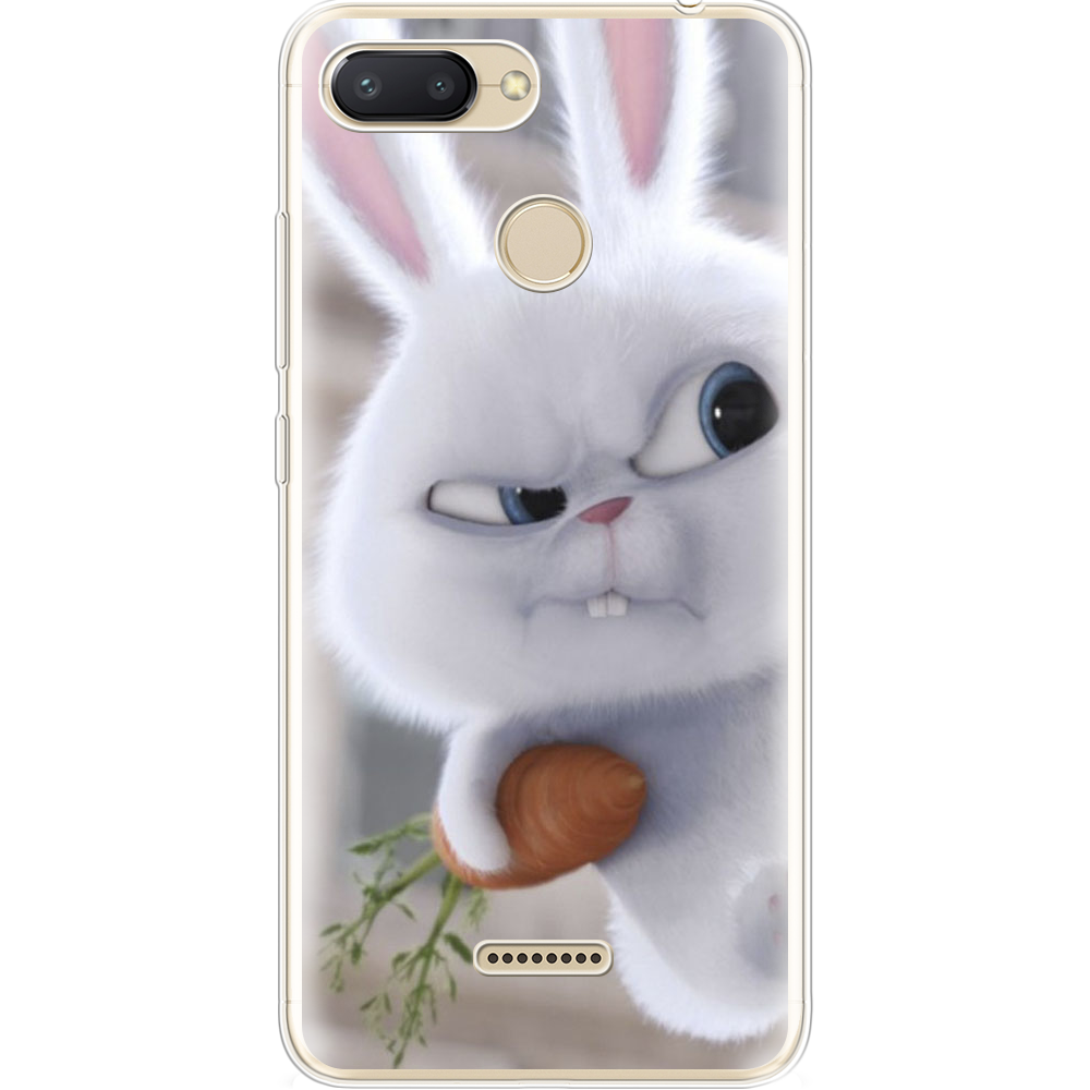 Чохол BoxFace Xiaomi Redmi 6 Rabbit Snowball Прозорий силікон (34858-up1116-34858)