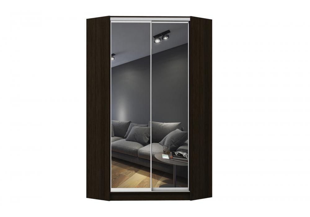 Шкаф-купе угловой Luхe Зеркало/Зеркало 1200х2000х450 мм Венге (63714) Шкаф-купе угловой Luхe Зеркало/Зеркало 1200х2000х450 мм Венге (63714)