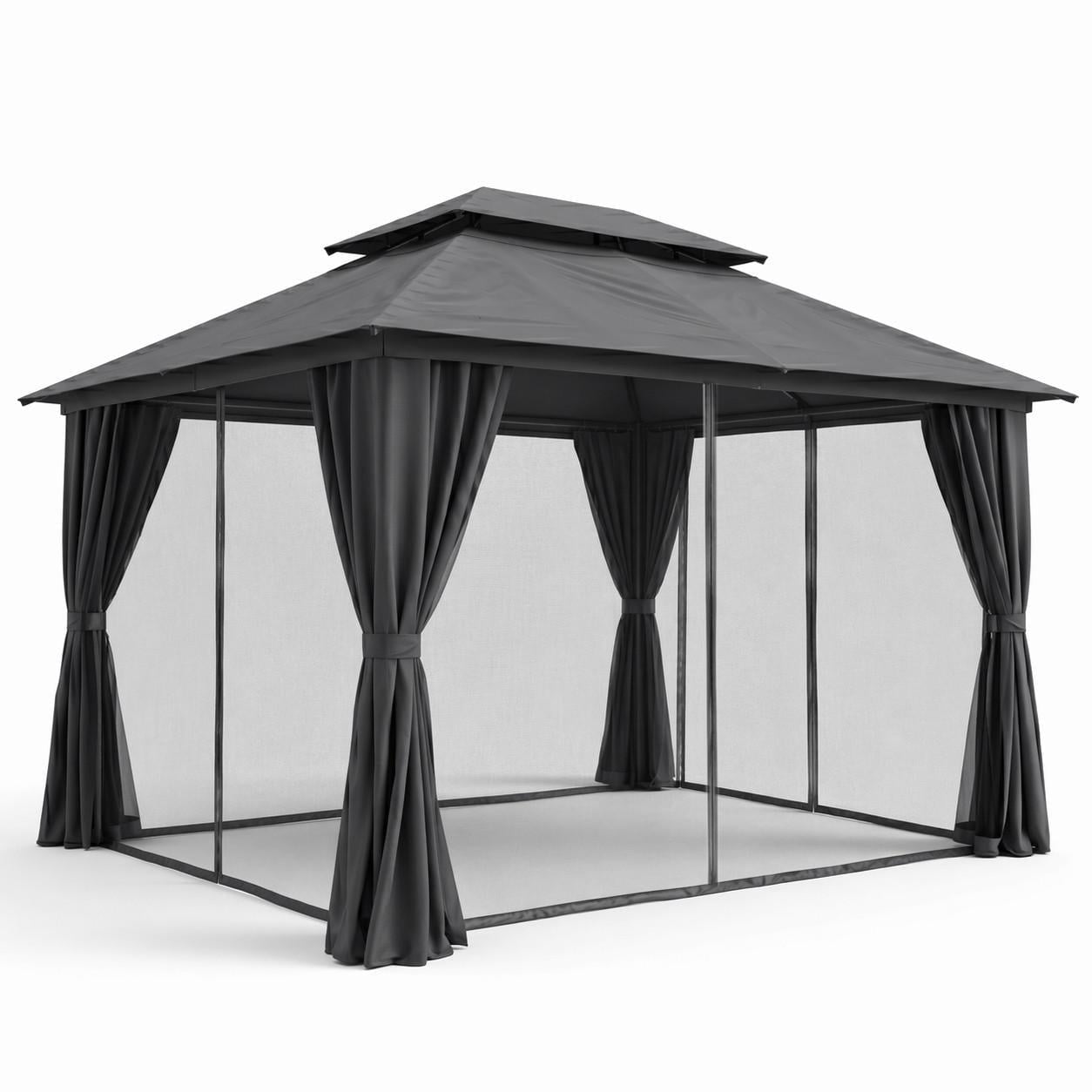 Садовый павильон Mirpol Moderna Premium со шторами и москитной сеткой 3x4 м (35513295)