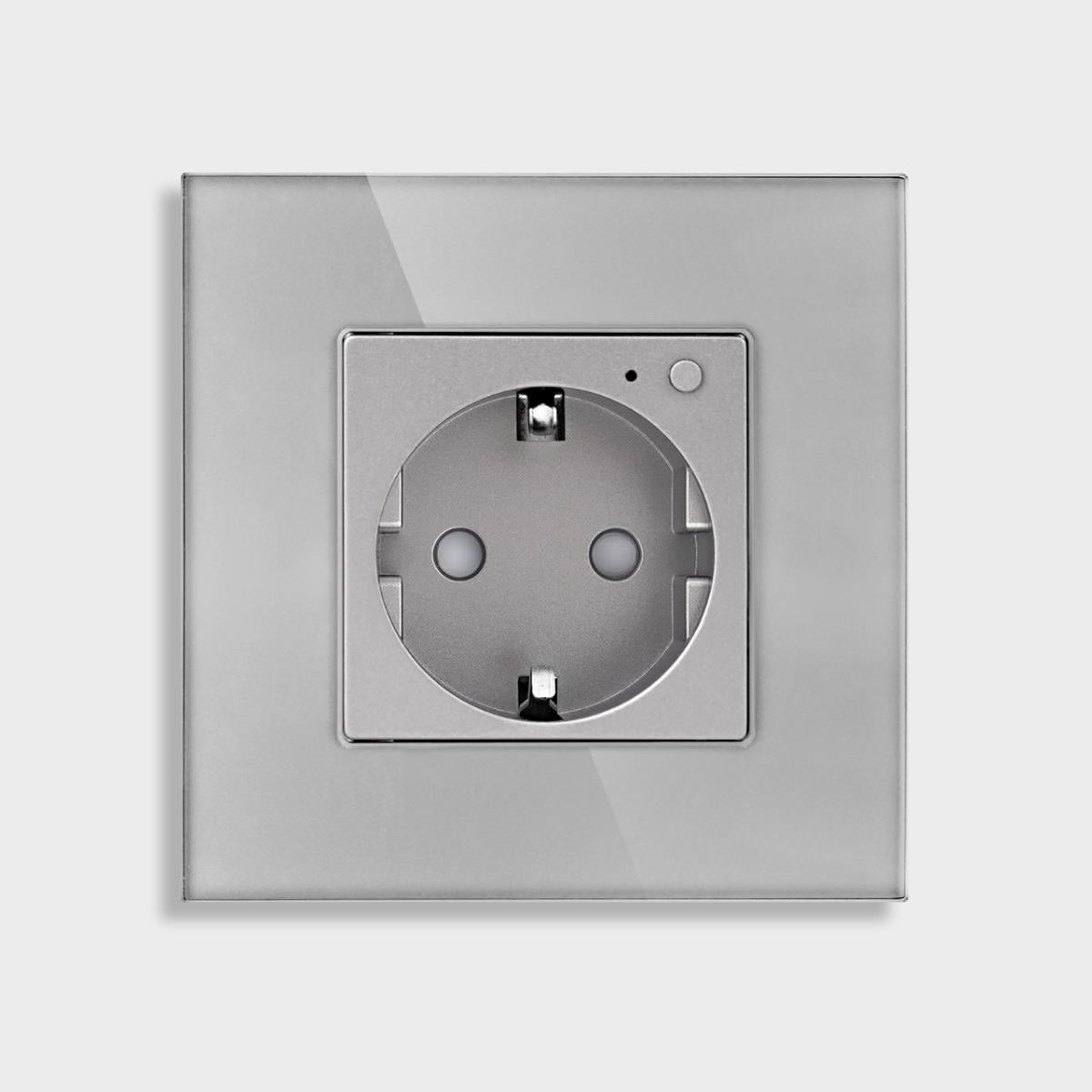 Розетка Wi-Fi Tuya smart Серый (WH00868)