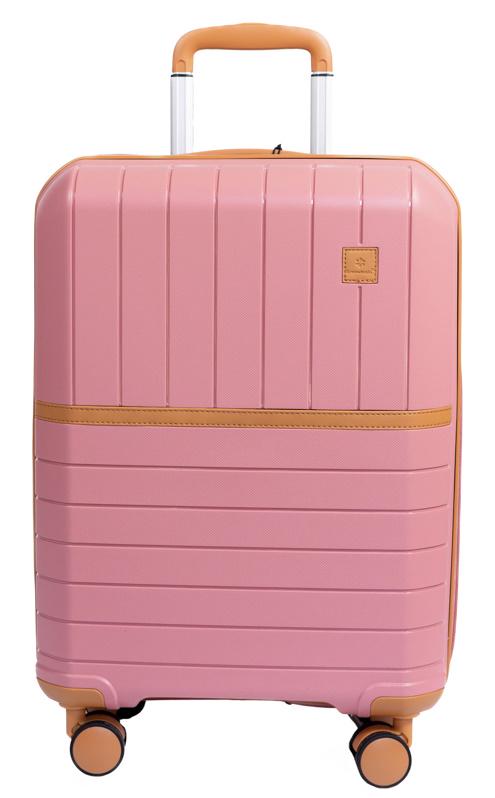 Чемодан Snowball 49403 S Розовое золото (31706809)