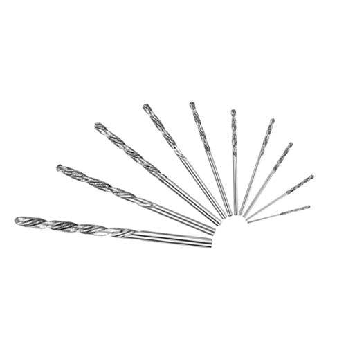 Набір алмазних свердел по металу склу 0,8-4 мм 10 шт. (928095) - фото 2