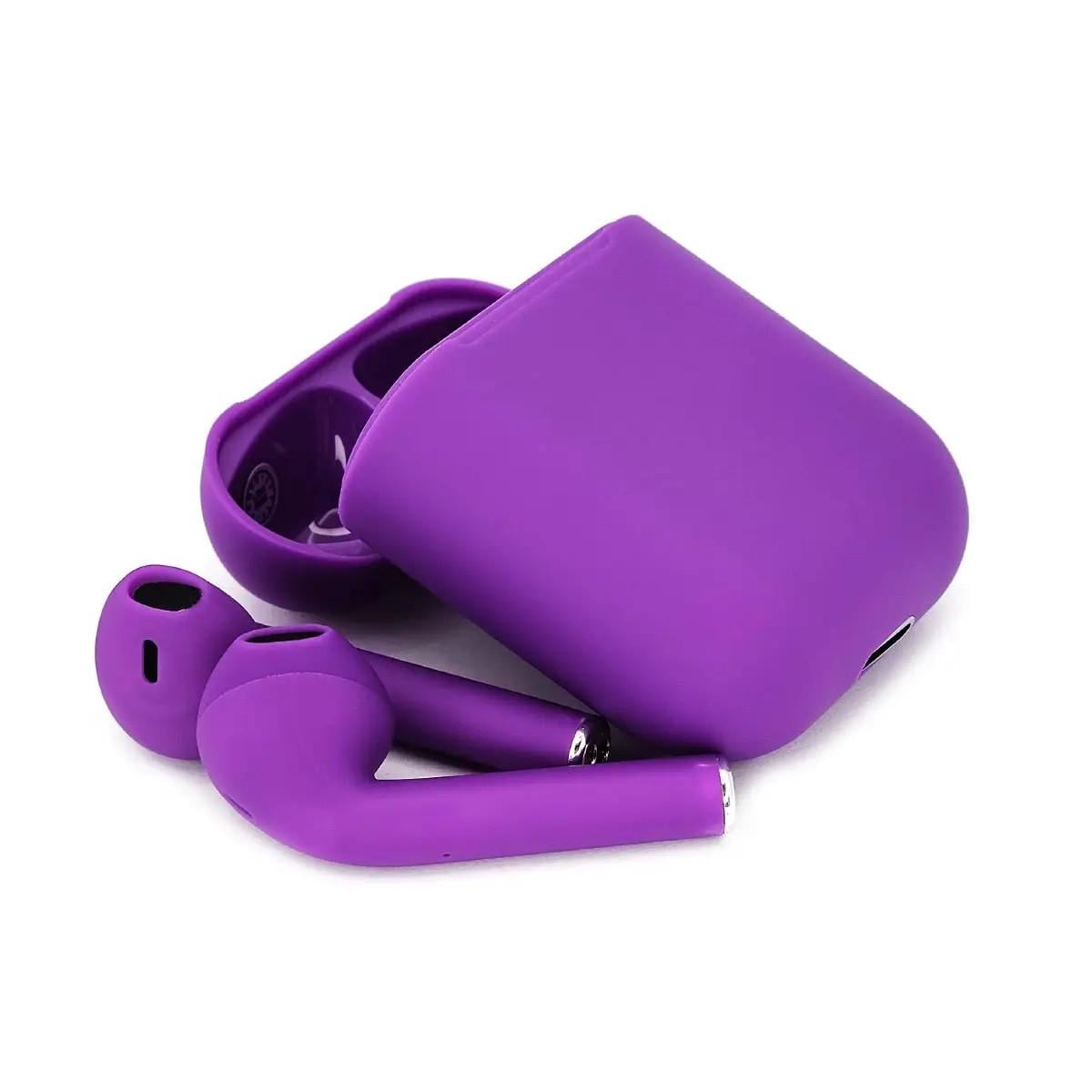 Наушники беспроводные inPods i12 Macaron TWS Air 2 Фиолетовый