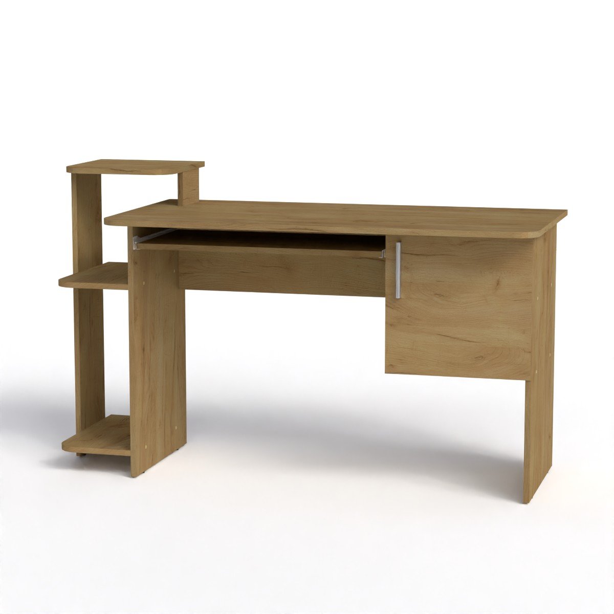 Стіл комп'ютерний Компаніт СКМ 3 141,8х60х86,7 см Дуб крафт золотий (66f00bd1e46f9163b52628a0)