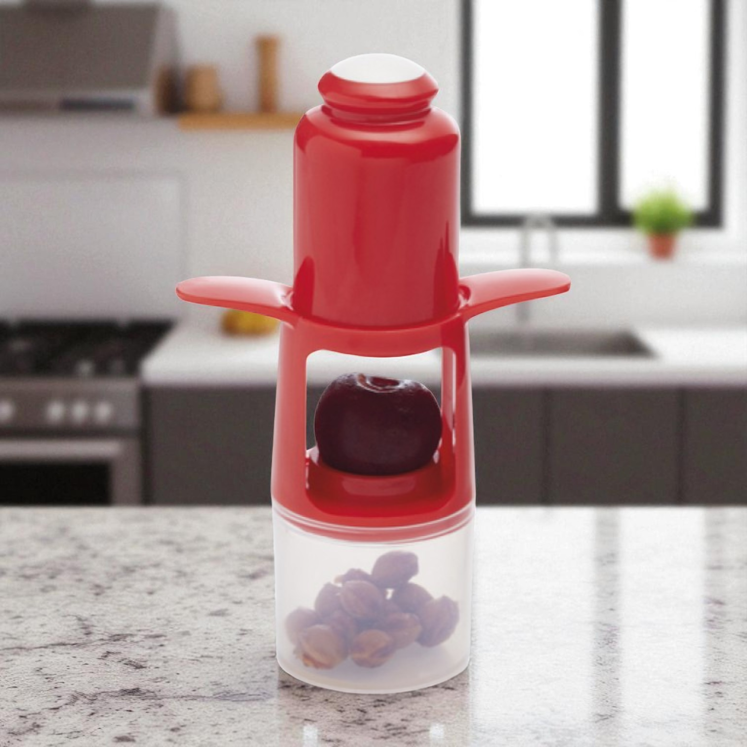 Машинка ручна механічна для видалення кісточок з вишні/черешні та оливок 4х14 см Червоний (HP-8-73) - фото 5 Машинка ручна механічна для видалення кісточок з вишні/черешні та оливок 4х14 см Червоний (HP-8-73) - фото 5