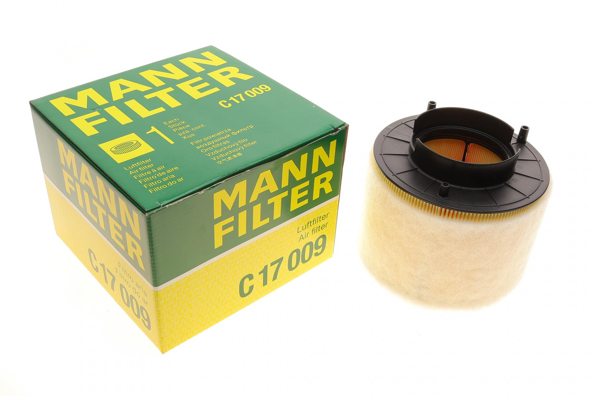 Фильтр воздушный Mann-Filter для Audi A4/A5/Q5 2,0TDI 13-17 (C 17 009)