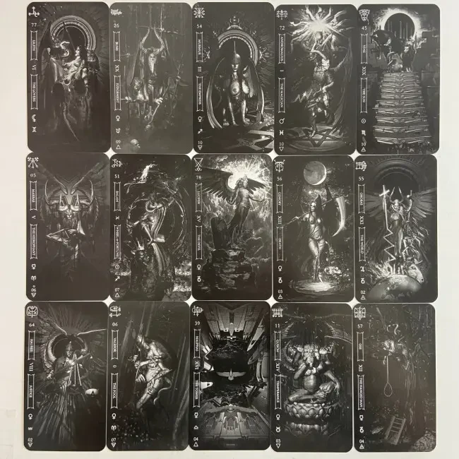 Карты Таро Goetia Tarot in Darkness 78 карт - фото 6 Карты Таро Goetia Tarot in Darkness 78 карт - фото 6