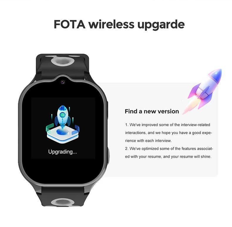 Смарт-часы детские Lemfo LT52 с GPS/звонками/SIM/прослушкой/фонарем/SOS/на украинском языке Розовый (4675811) - фото 10