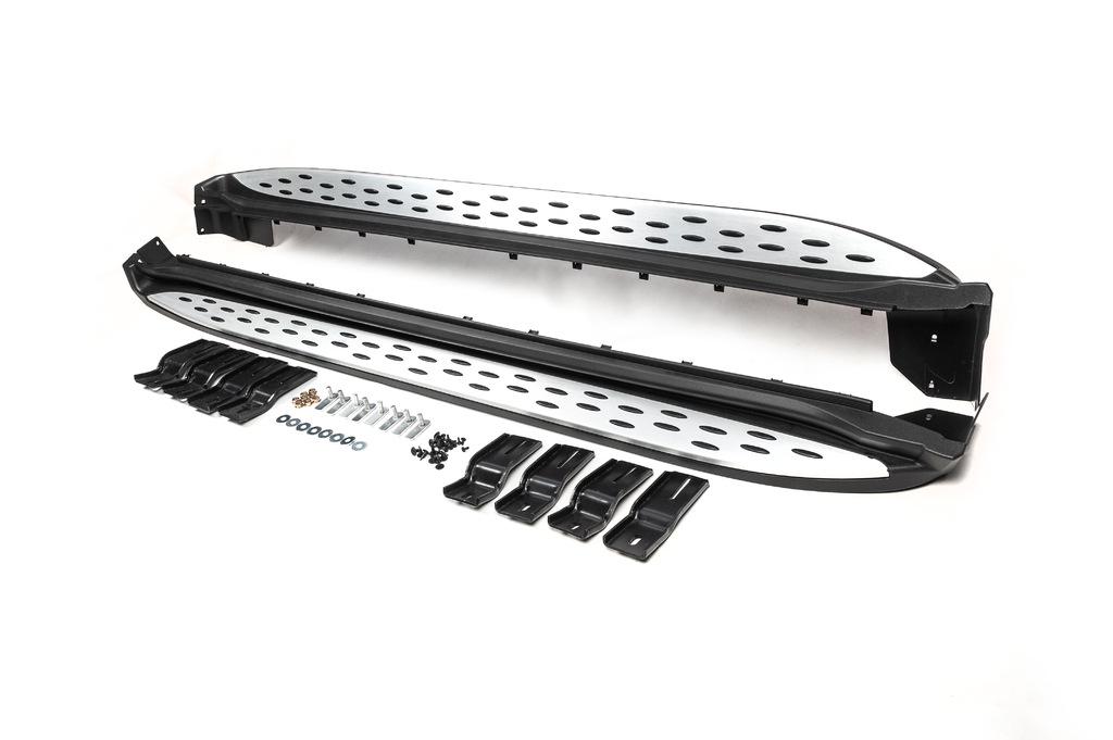 Боковые пороги Оригинал Cixtai для Jeep Grand Cherokee WK2 2010-2021 гг. алюминий/пластик