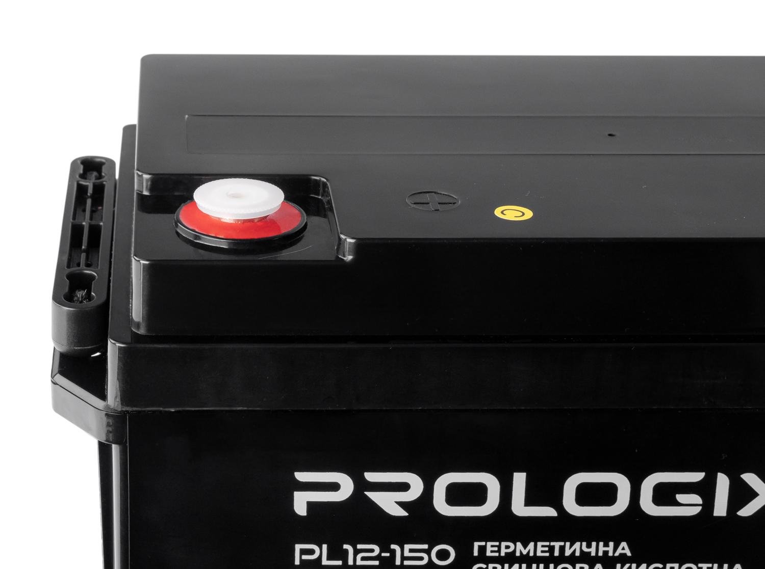 Акумуляторна батарея Prologix AGM 12V 150 Ah F12 Black (PL12-150) - фото 4 Акумуляторна батарея Prologix AGM 12V 150 Ah F12 Black (PL12-150) - фото 4