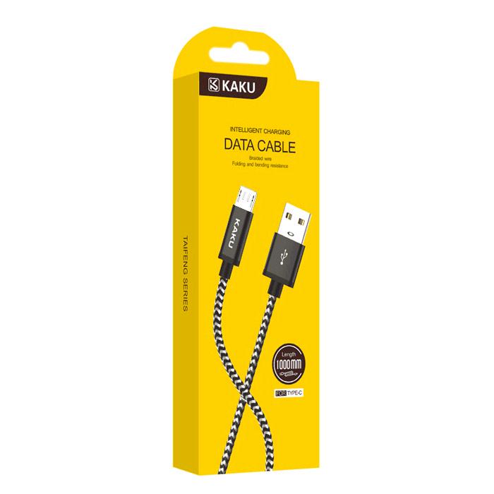 USB кабель Kaku KSC-107 USB-Micro USB 1 м Black (1251521000) - фото 4