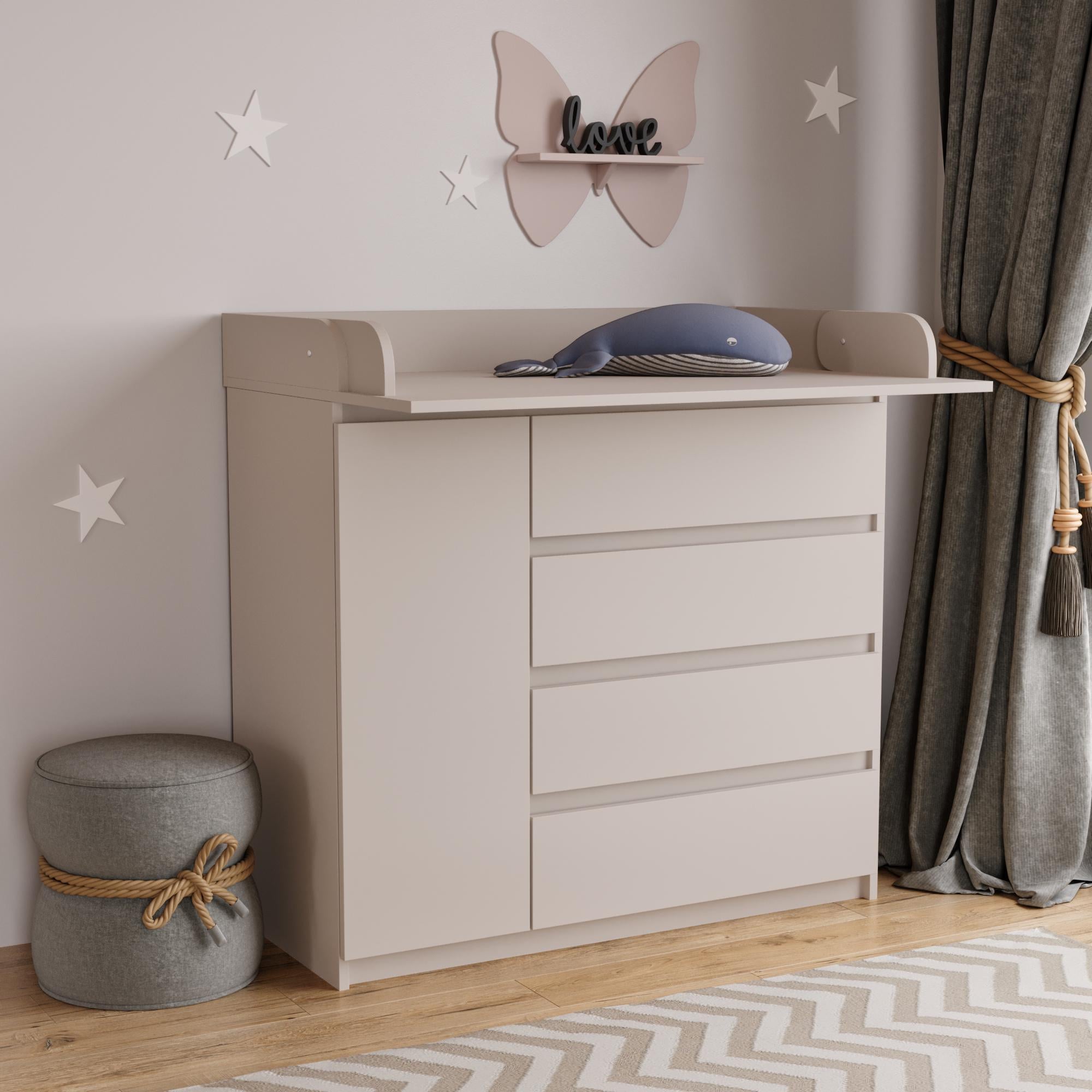 Пеленальный комод Furnigrade ПС-5 97х100х69,5 см Кашемир