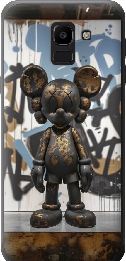 Чехол на Samsung Galaxy J6 2018 Bronze kaws v2 (6098u-1486-42517)