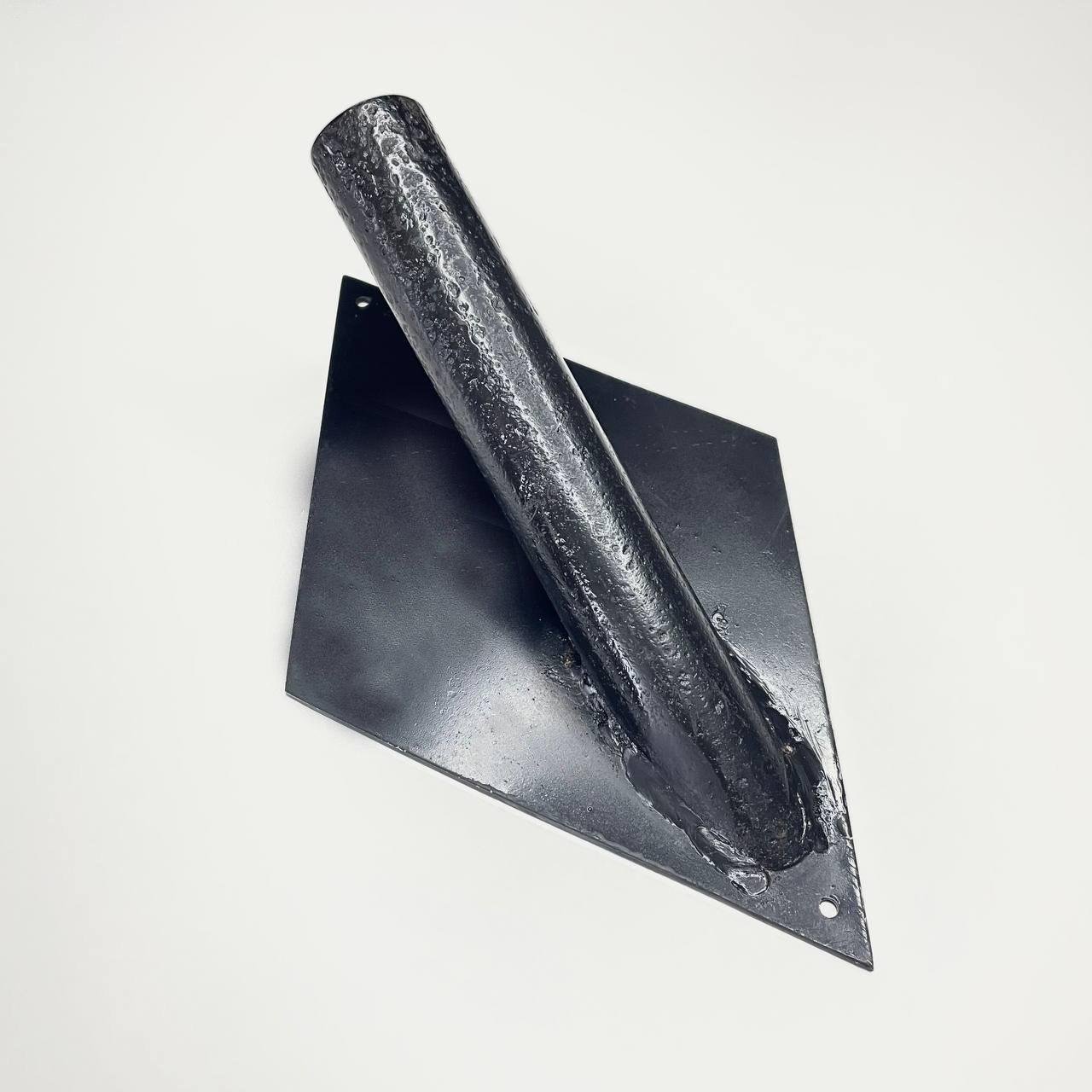 Держатель флага под металлический настенный диаметр отверстия 26 мм 245х150 мм Черный