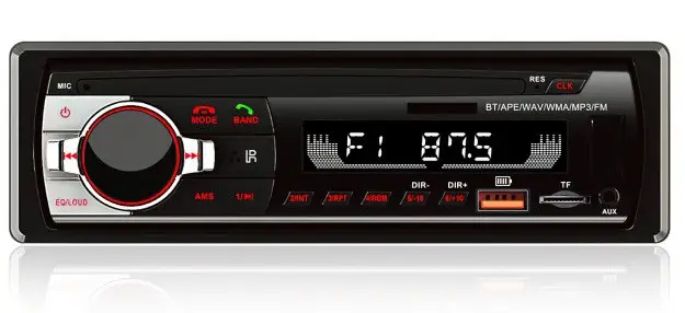 Автомагнітола 2xUSB/Bluetooth RGB SD/AUX/FM пульт Вт 520 4x60W - фото 2