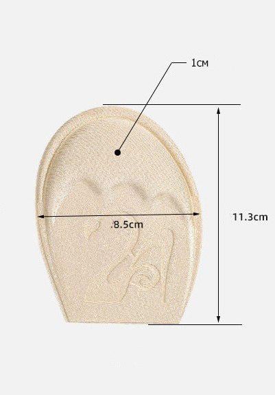 Вкладиші напівустілки для зменшення розміру взуття на передню частину взуття Бежевий (2879) - фото 8