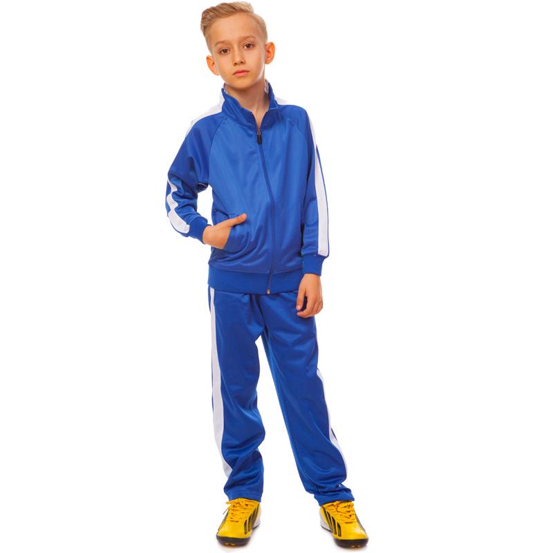 Спортивный костюм детский LIDONG LD-581 р. 30 140-145 см Синий/Белый