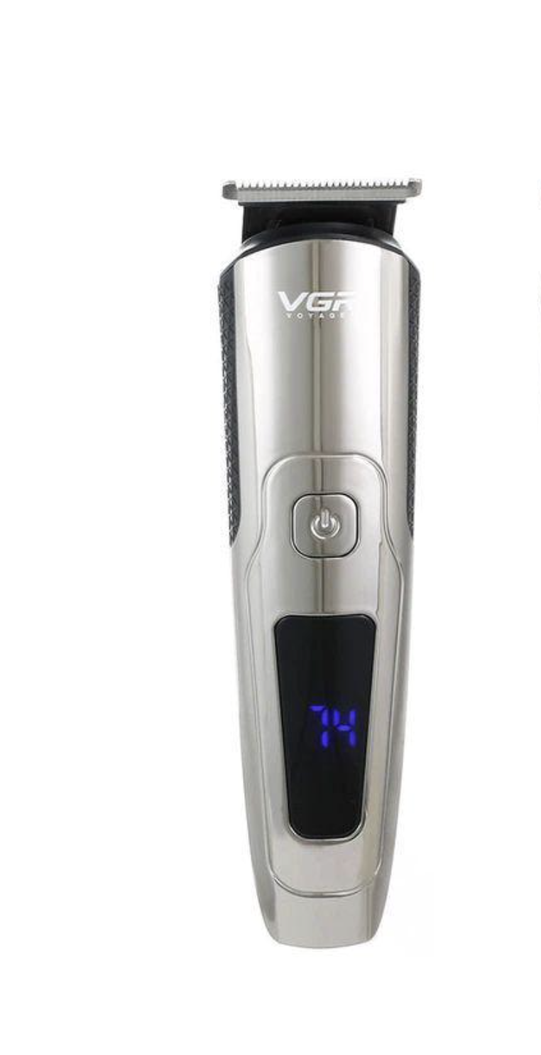 Триммер для стрижки VGR V-072 аккумуляторный с цифровой индикацией и регулировкой длины (10696)