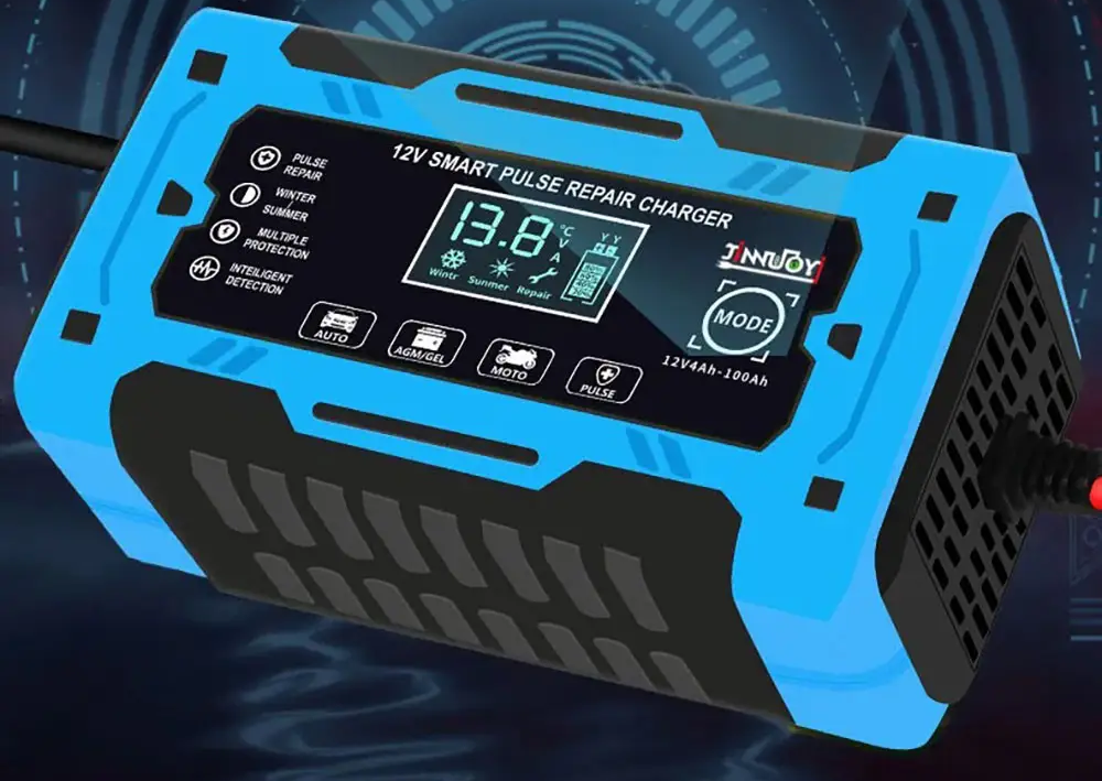 Зарядний пристрій автомобільний 12В 10А Blue (26642934) - фото 5 Зарядний пристрій автомобільний 12В 10А Blue (26642934) - фото 5