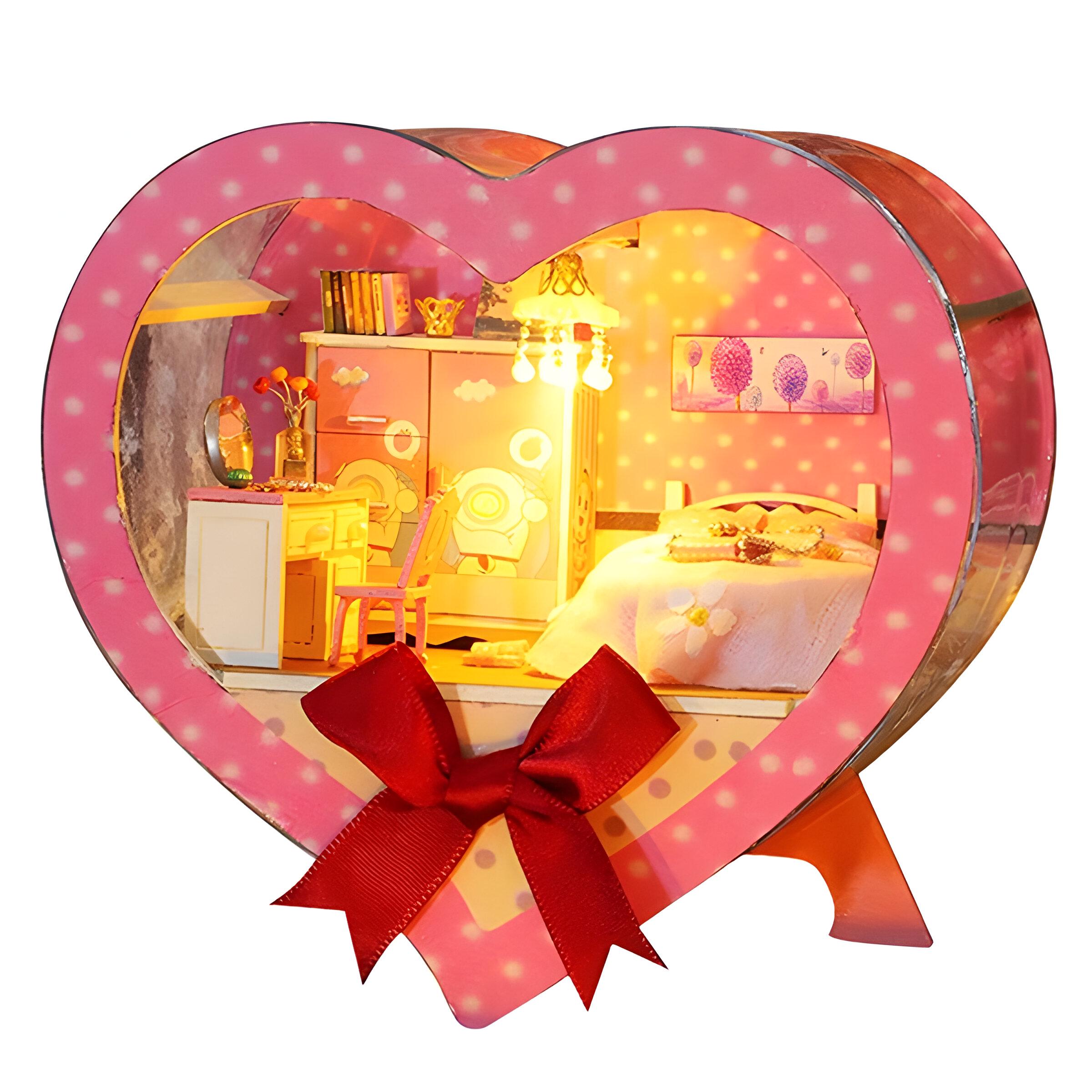 3D-конструктор Румбокс День Святого Валентина Рожевий (B005)