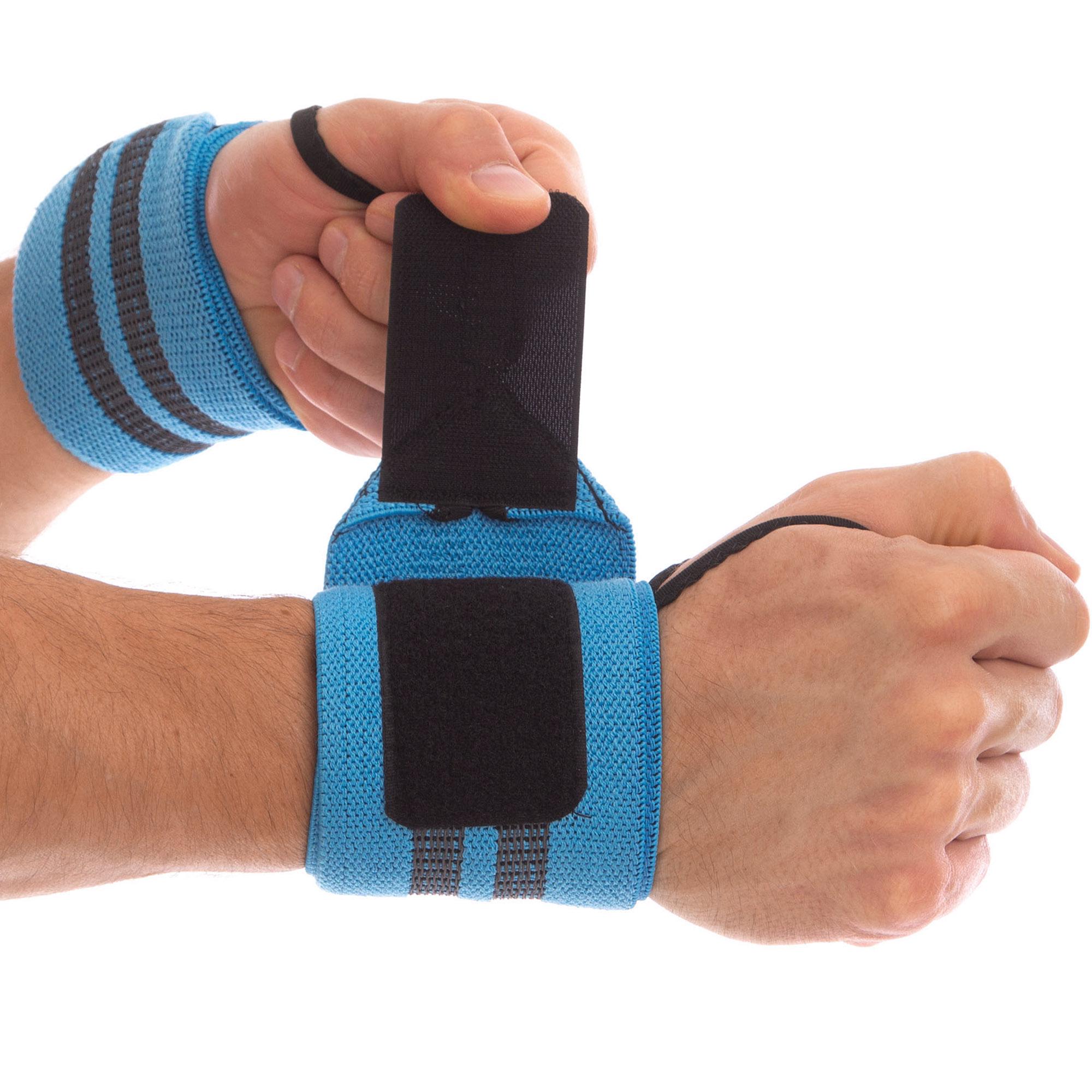 Бинты кистовые для жима MUTE STRENGTH WRIST WRAPS MT-9188-3 2 шт. Голубой - фото 1 Бинты кистовые для жима MUTE STRENGTH WRIST WRAPS MT-9188-3 2 шт. Голубой - фото 1
