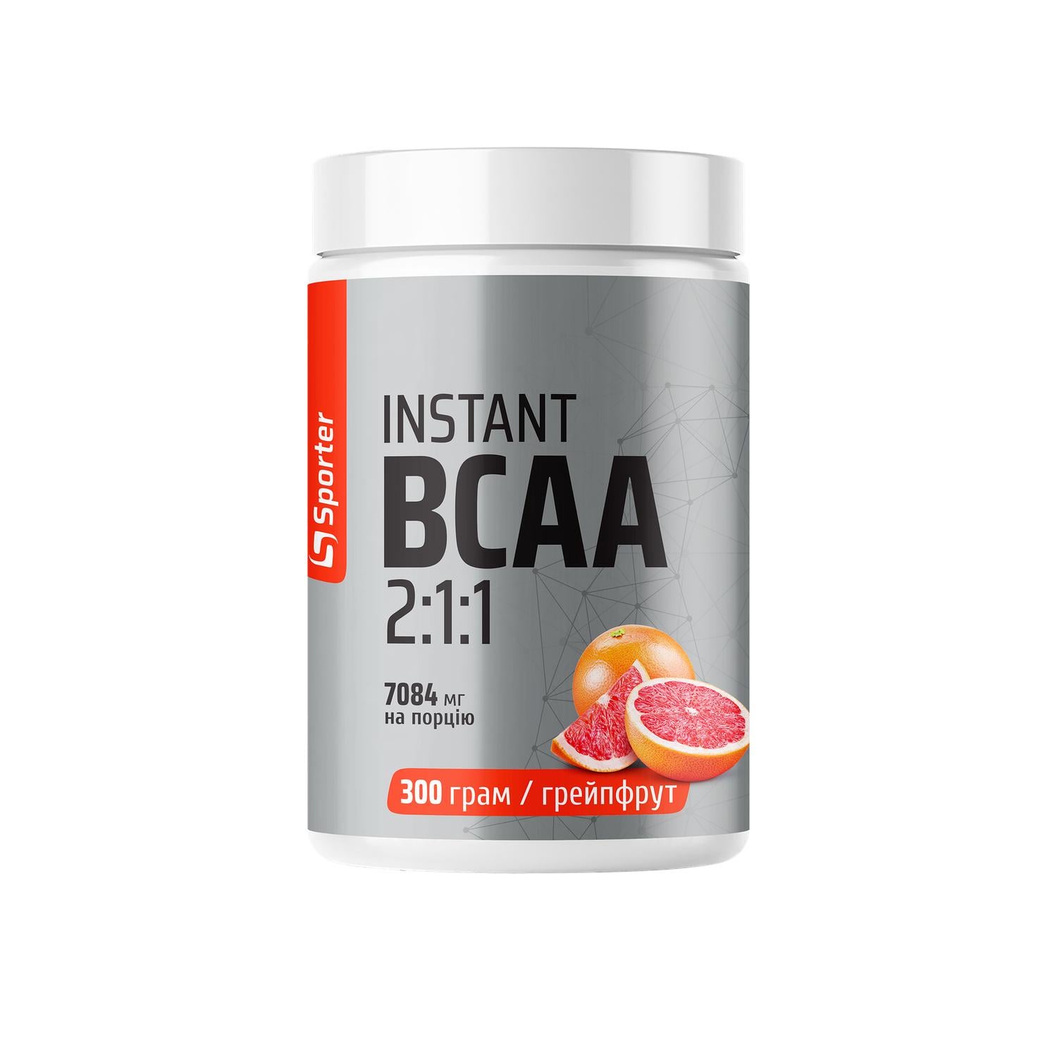 Добавка Sporter BCAA Instant 300 г Грейпфрут (820460)