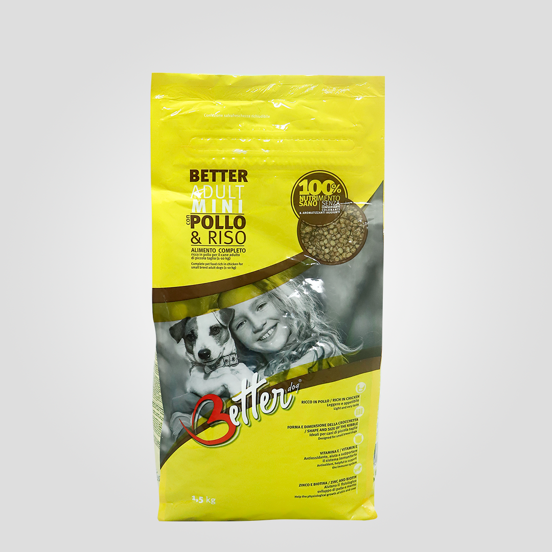 Корм сухой Better Dog Small&Mini Rich in Chicken для мелких пород собак с курицей 1,5 кг (20502470)