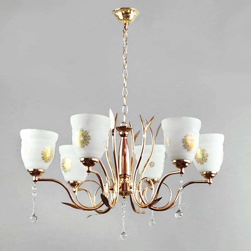 Люстра підвісна Light House NM-14447/6 FG на шість ламп Золото