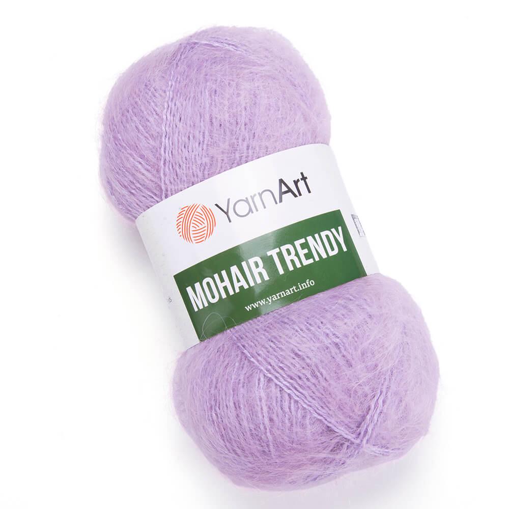 Пряжа YarnArt Mohair Trendy 138 Сиреневый (6218)