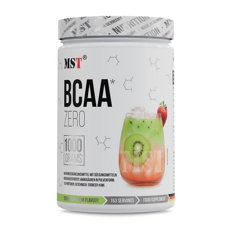Аминокислоты MST BCAA Zero 1 кг без сахара Клубника/Киви