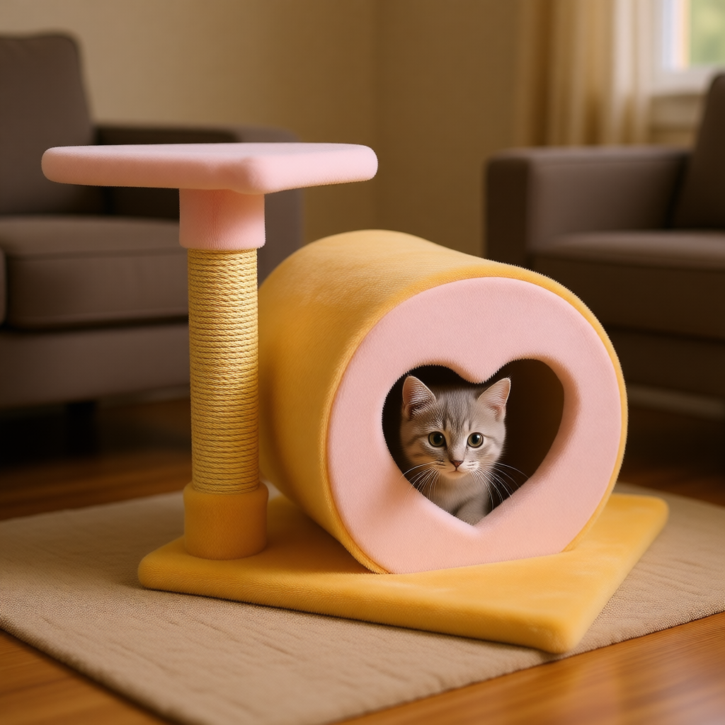 Домик драпак Лорі Венера для кошек 44х44х44 см - фото 2 Домик драпак Лорі Венера для кошек 44х44х44 см - фото 2