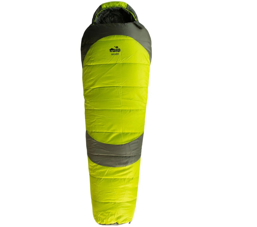 Спальний мішок Tramp UTRS-050L Rover Long 230x90-55 см кокон правий Оливковий/Сірий (50001075)