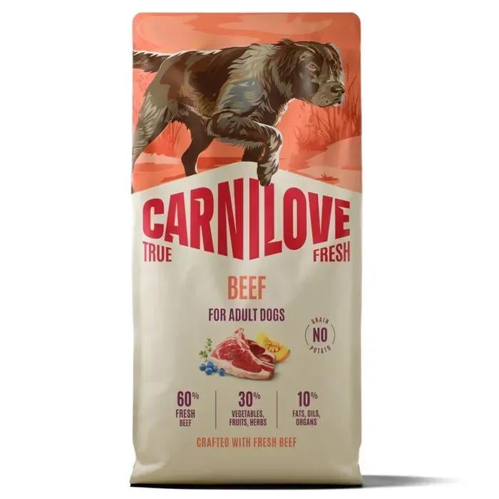 Корм сухий Carnilove True Fresh Beef для собак яловичина 12 кг (173726)
