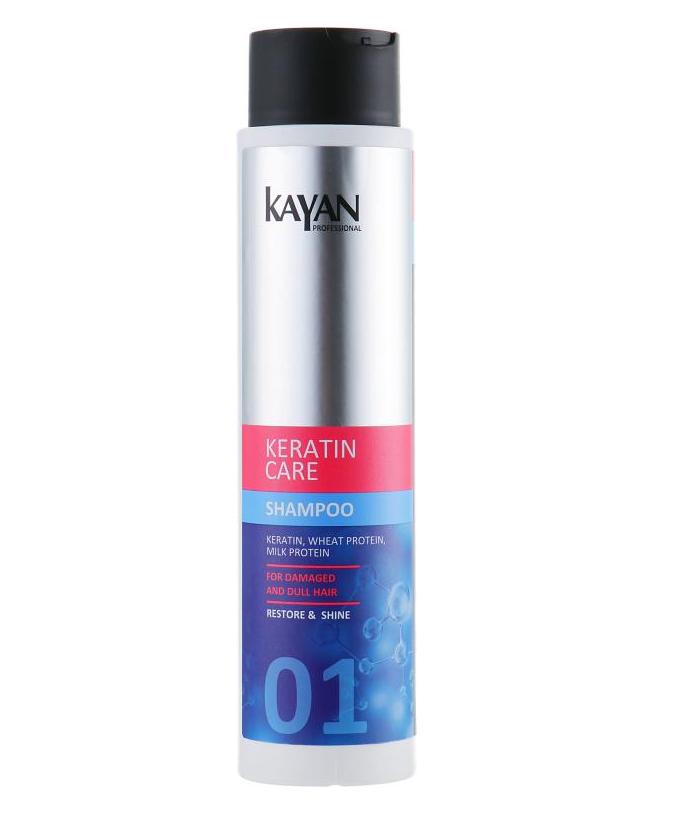 Шампунь Kayan Professional Keratin Care для поврежденных и тусклых волос 400 мл (14355) Шампунь Kayan Professional Keratin Care для поврежденных и тусклых волос 400 мл (14355)
