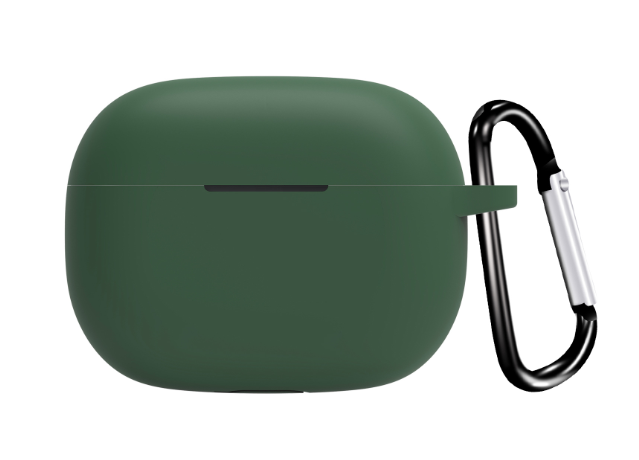 Чехол-накладка DK Silicone Candy Friendly с карабином для Realme Buds T300 Green