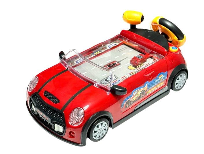 Іграшковий музичний автотренажер Fun Game 86066 Маленький водій англійська озвучка Червоний (2454863108)