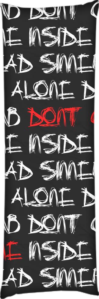 Подушка дакимакура Tokyo Ghoul Black 60x180 см (14107249) - фото 2